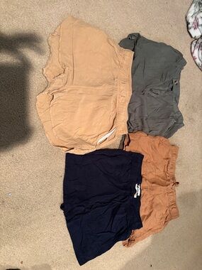 EUC Lot of 4 CC California/Thread Supply Lightweight Shorts Bundle sz XS/S